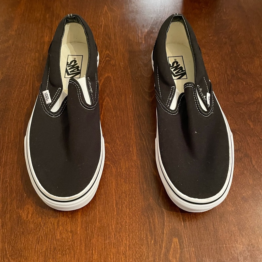 Vans Slip on Skate Shoes Black size 9.5
